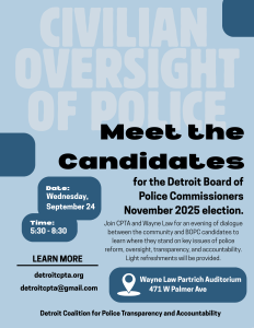 Meet the Candidates flyer